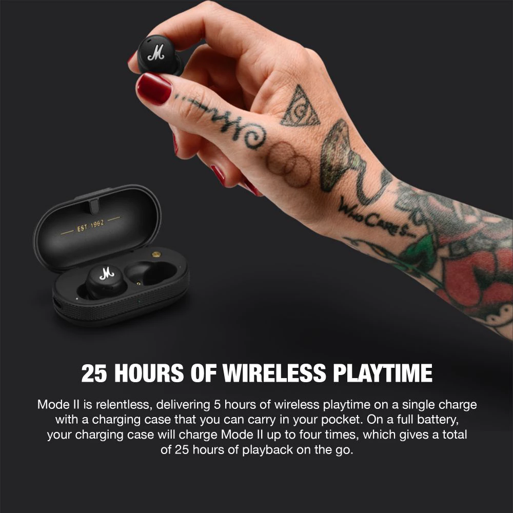 Home marshall mode ii true wireless earbuds (anc edition)