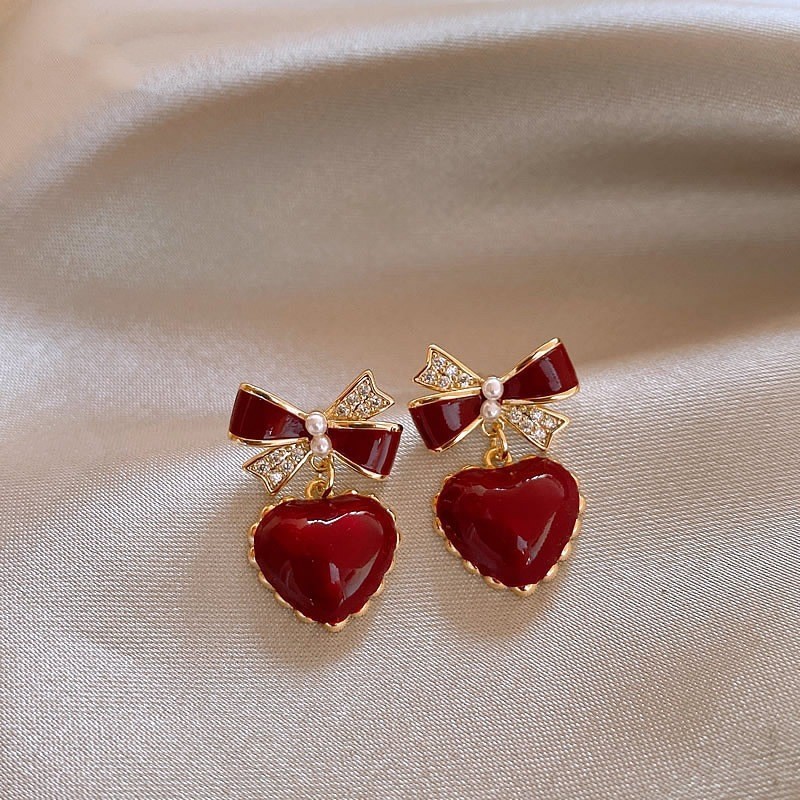red & gold elegance earring set – 9 beautiful fashion designs red & gold elegance earring set – 9 beautiful fashion designs